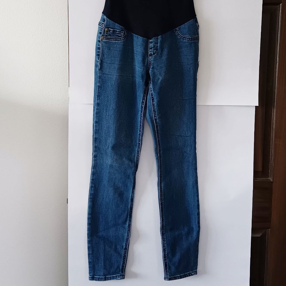 INDIGO BLUE Medium Wash Maternity Jeans
